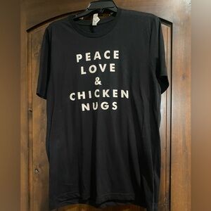 Bella Canvas Black Tee with Fun Graphic